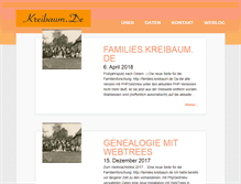 Tablet Screenshot of kreibaum.de